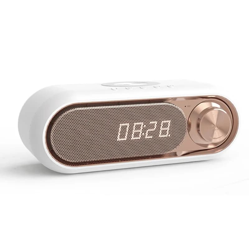 Wireless Charging Speaker Clock LED Alarm Clock Audio Wireless Charger Bluetooth Speaker