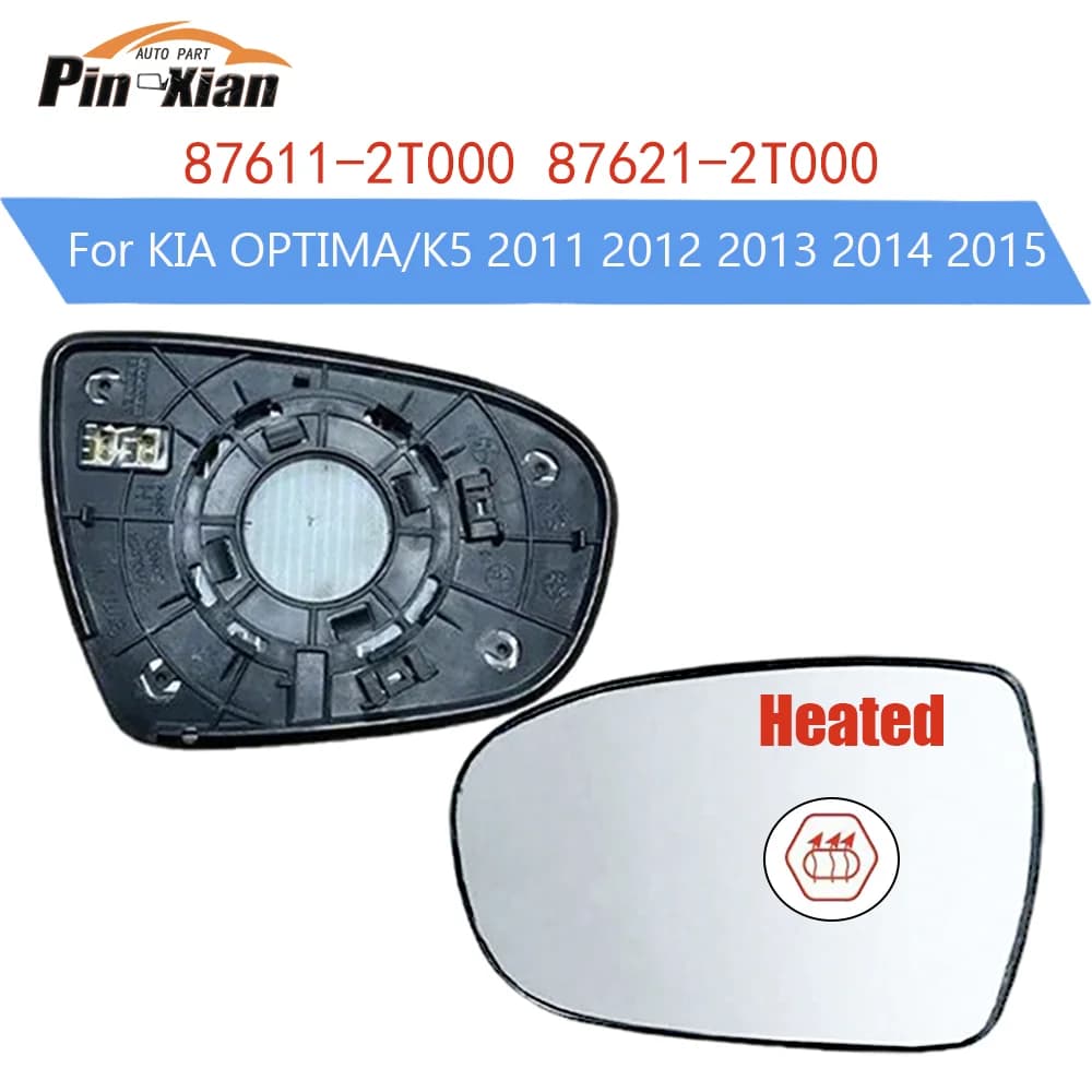 Rearview Mirror Glass Lens 87611-2T000 876212T000 For KIA OPTIMA 2011 2012 2013 2014 2015 With Heated Auto Outdoor Accessories