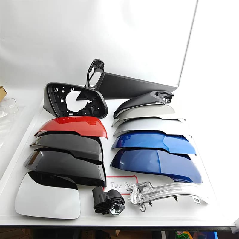 For BMW X1 F48 2016 2017 2018 2019 2020 2021 2022, Side Mirror Cover, Turn Signal Mirror, Mirror Frame, Bottom Handle