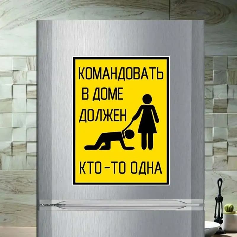 Командовать в доме должен кто-то одна ,Wall Sticker Self-Adhesive Home Decor For Windows Decor Decals M1020