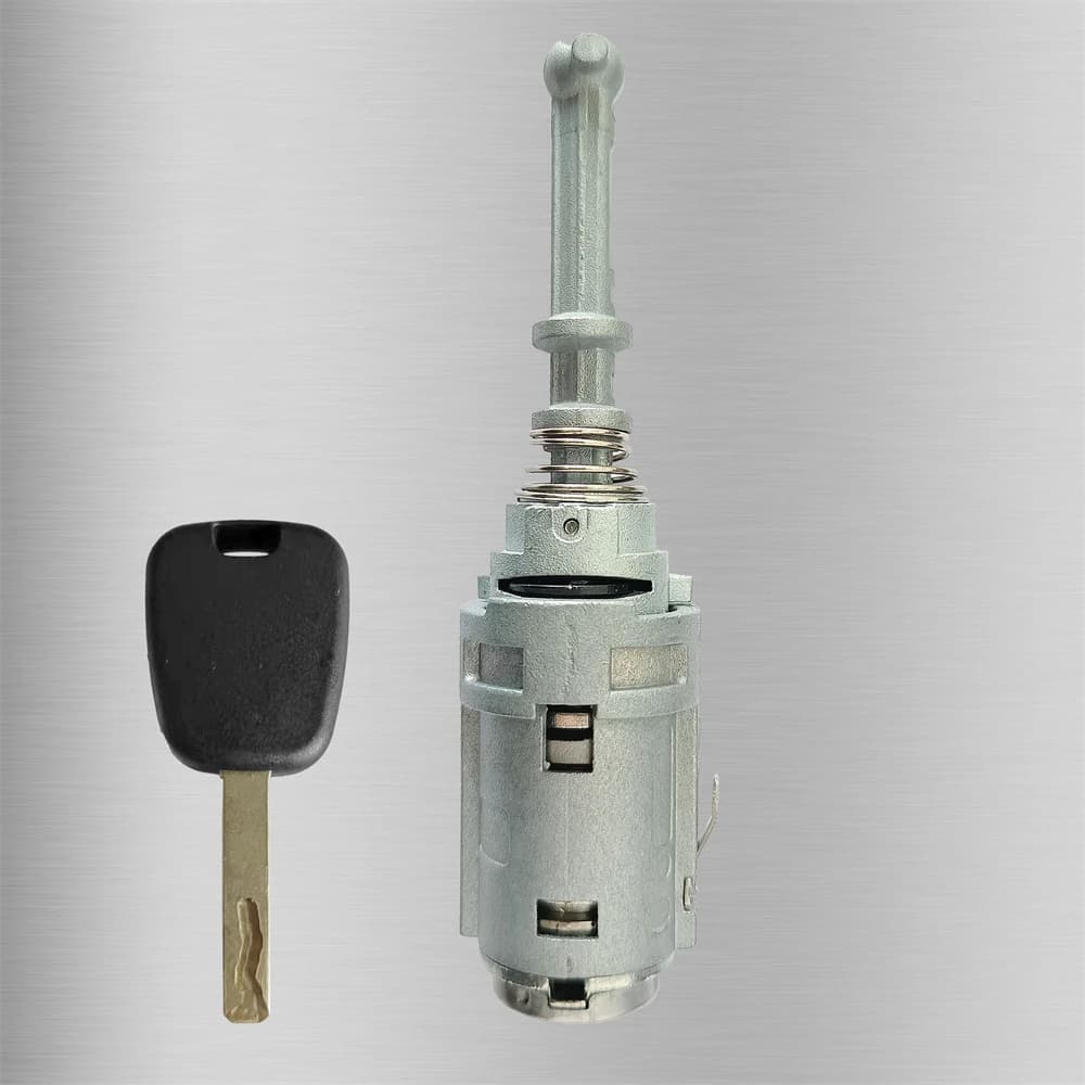 for Citroen C2 C3 2002-2010 Car Left Door Lock Cylinder with 2 Keys Kit 9170T9 9170W9 Tool Locks Accessories