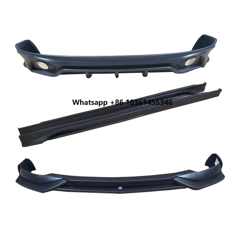 Unpainted car surround for 3 Axela 2020 Modified front shovel rear lip side skirt auto accessories