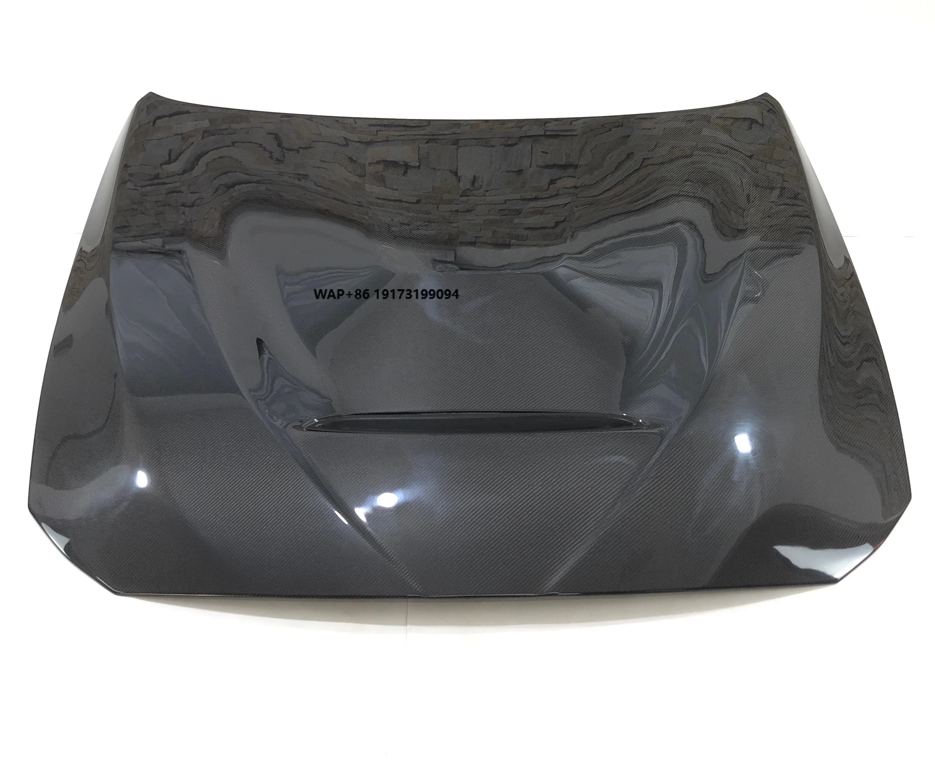 for F10 F18 5 Series Carbon Fiber GTS Style Hood Body Kit Carbon Black Bolt-On Auto Parts 2010-2016