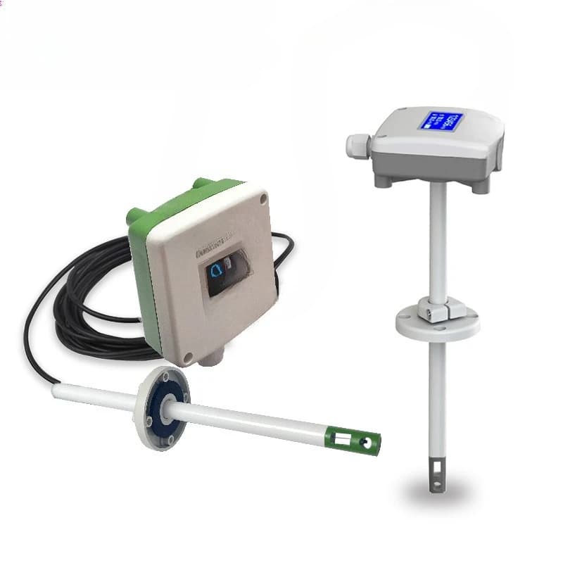 Wind speed, air volume, air temperature sensor, transmitter, pipeline, thermal air velocity