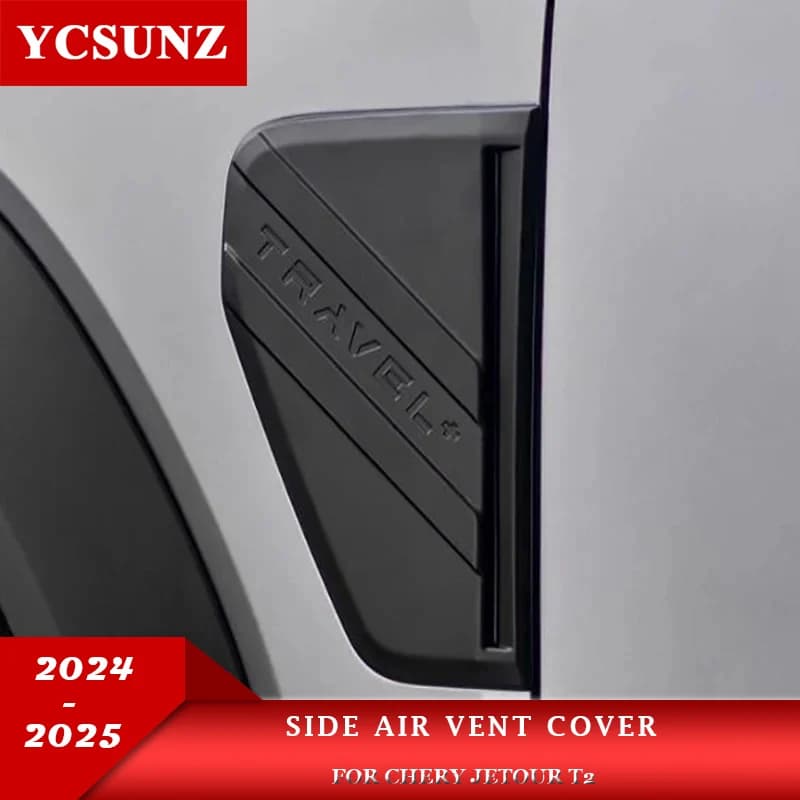 ABS Body Side Mark Air Vent Decorative Cover For Chery Jetour Traveler T2 2024 2025 2026 Car Exterior Accessories Ycsunz