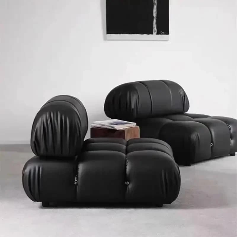 Entertainment Armrest Minimalistic Sofa Water Proof Nordic Bed Puffs Sofas Living Room Lazy Comfortable Divano Trendy Furniture