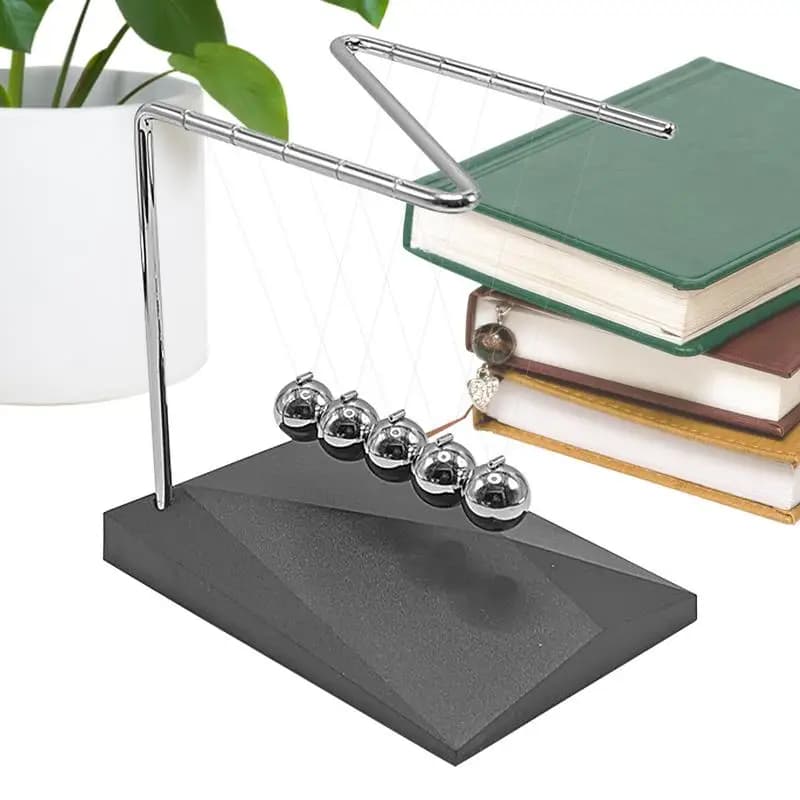 Steel Ball Pendulum Newton Ball Swing Ball Cradle Physics Table Toy Ornaments Used For Home Bedroom Desk Decoration