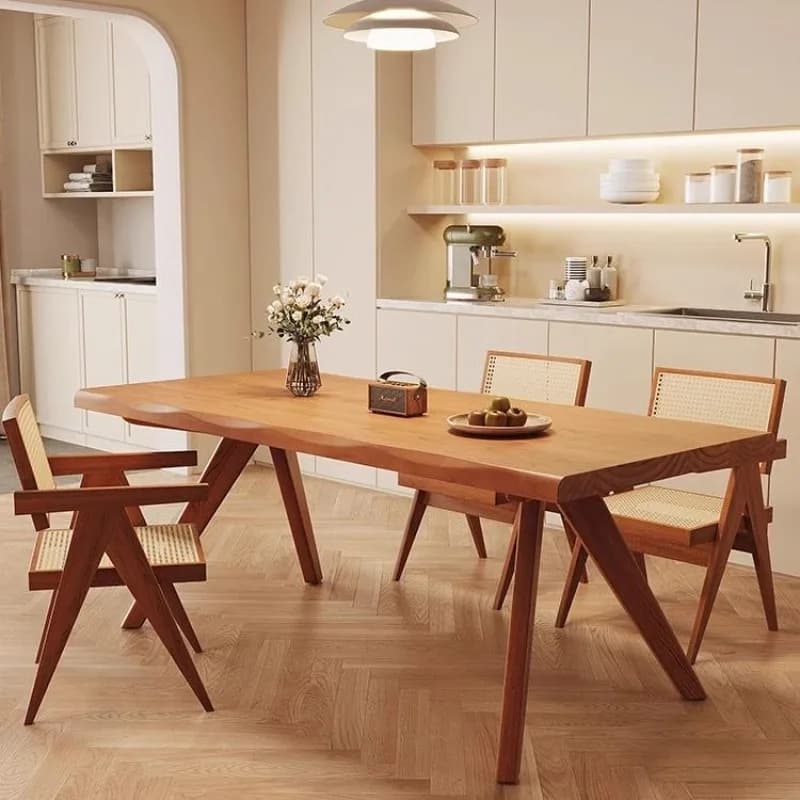 -+-Nordic Square Dining Tables Restaurant Party Salon Living Room Dining Tables Modern Wooden Esszimmertisch Furniture Home