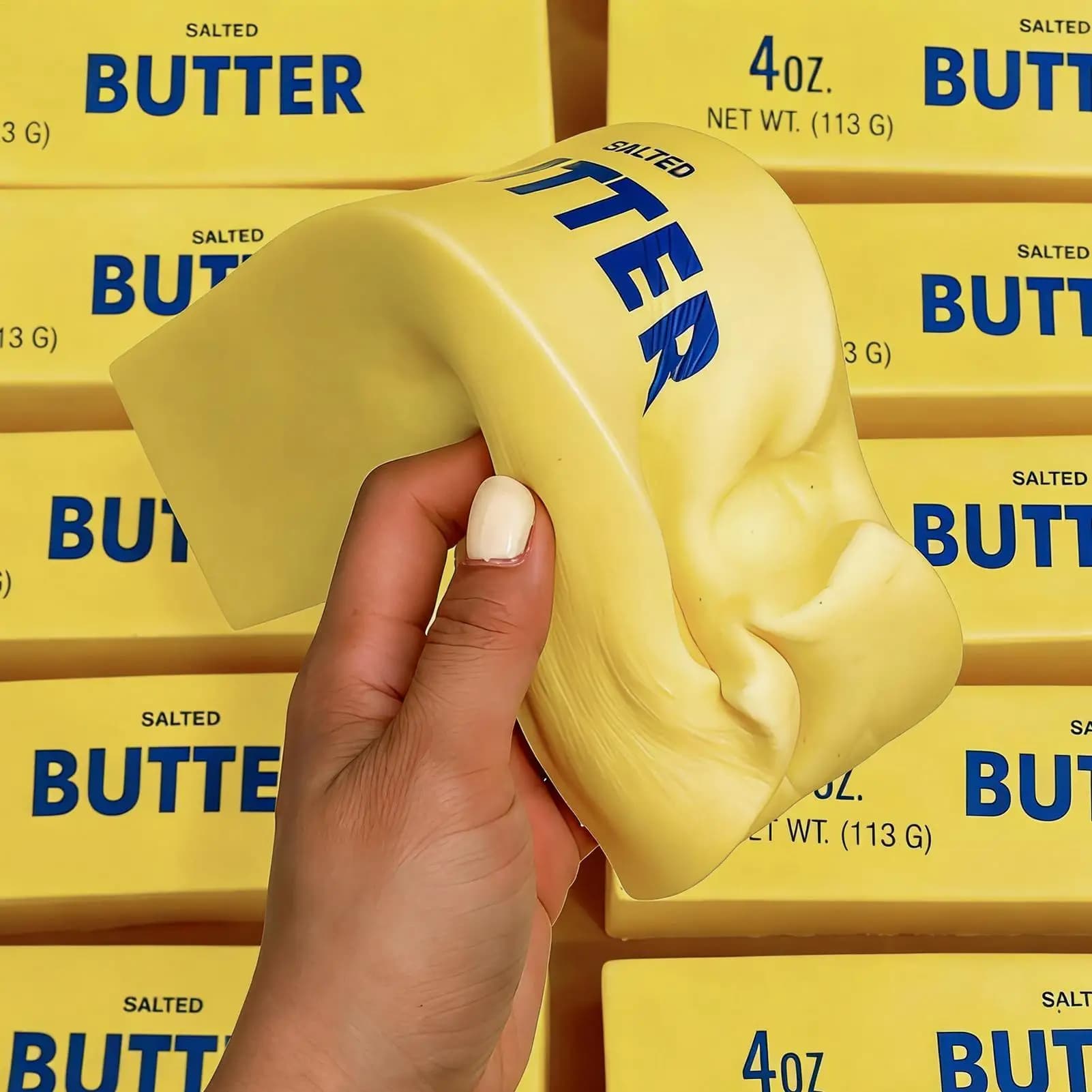 For Kids Teens Students Adults Home Office Soft Big Butter Anti-stress Fidget Toy Slow Rebound Stress relieve Squeezing Toy