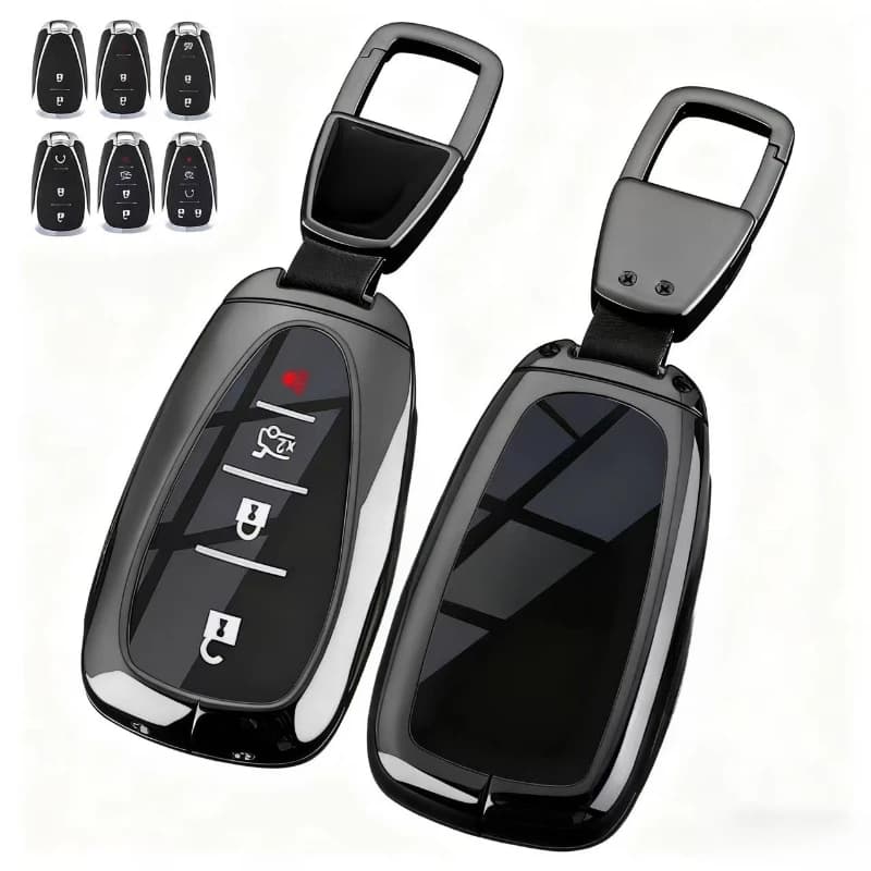 Protective Zinc Alloy Key Cover Case for Chevrolet Volt/Blazer/TRAX/Malibu/MENLO - Key Fob Shell Keybag Keychain