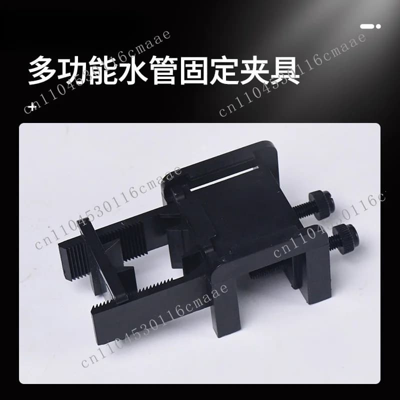 Fish tank water pipe fixing clip, aquarium free punching pipe card plastic multi-functional holder in and out of water