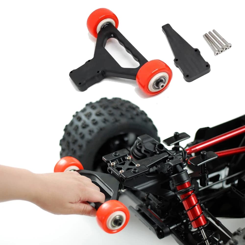 【Hot】Nylon Double Wheel Wheelie Raise Head Bar for 1/5 ARRMA 8s KRATON/OUTCAST RC Car Update Parts