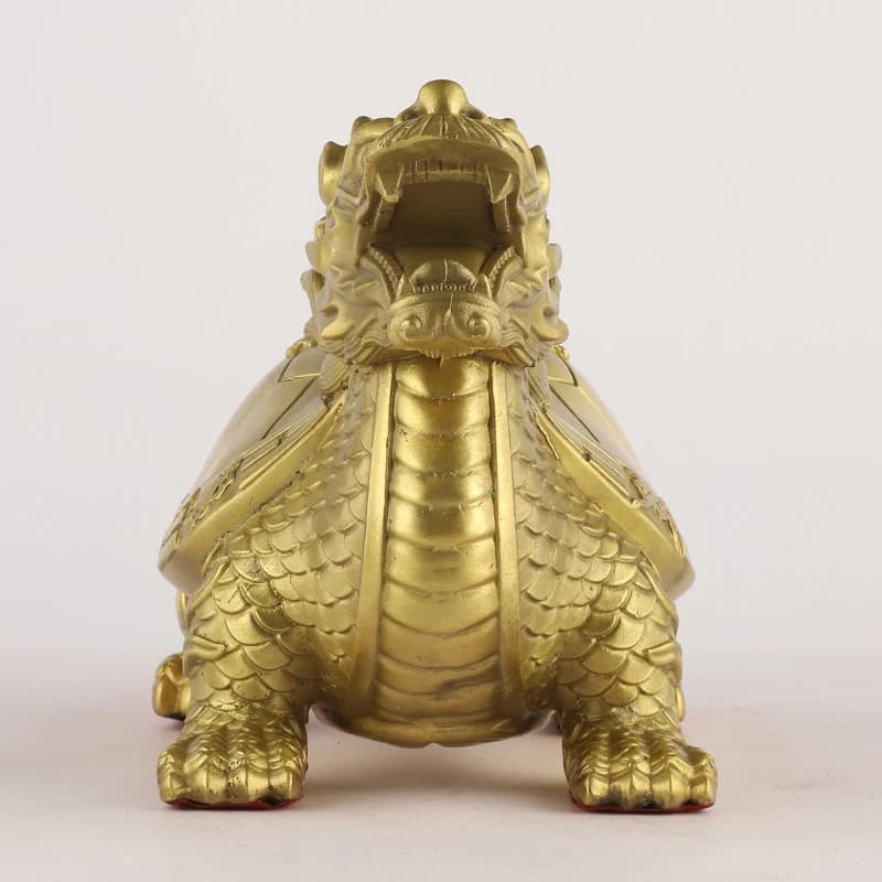 Brass -treasure , eight-trigram dragon , four mythical beasts, longevity turtle, bronze craft