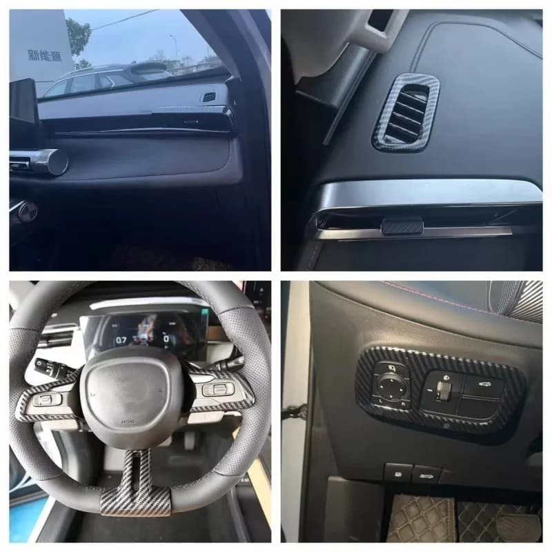 For Trumpchi GAC EMKOO 2023-2024 center console outlet/steering wheel/headlight adjustment interior accessories