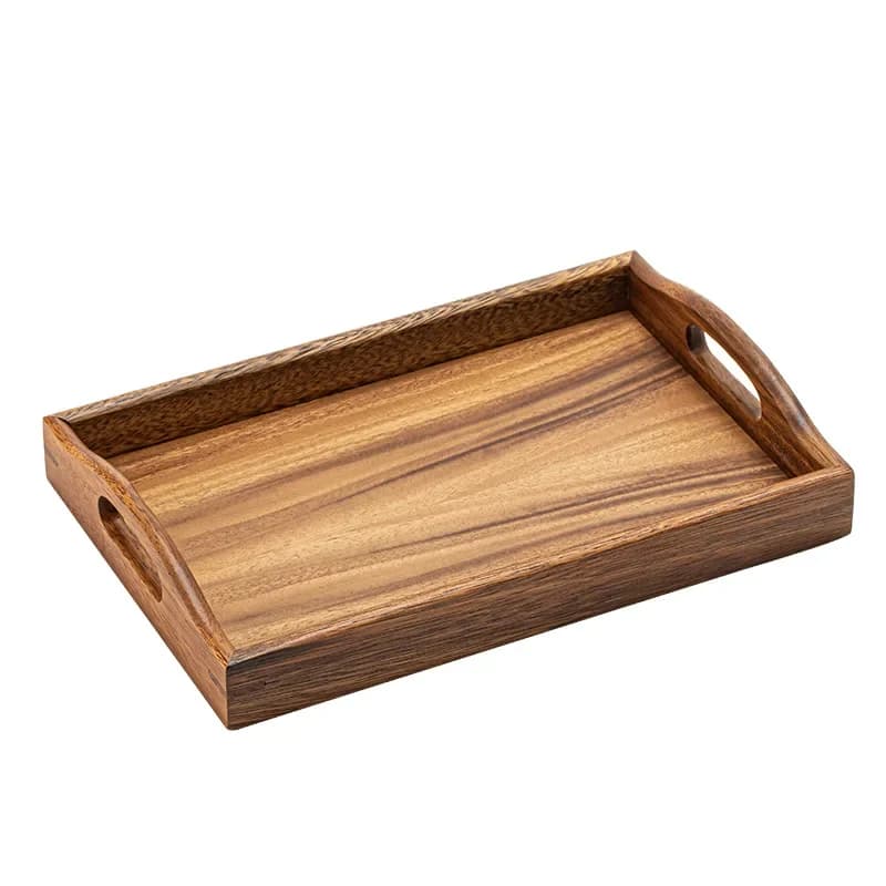 Walnut tray Tea tray Pot bearing Plate Household storage plate Pastry plate Solid wood