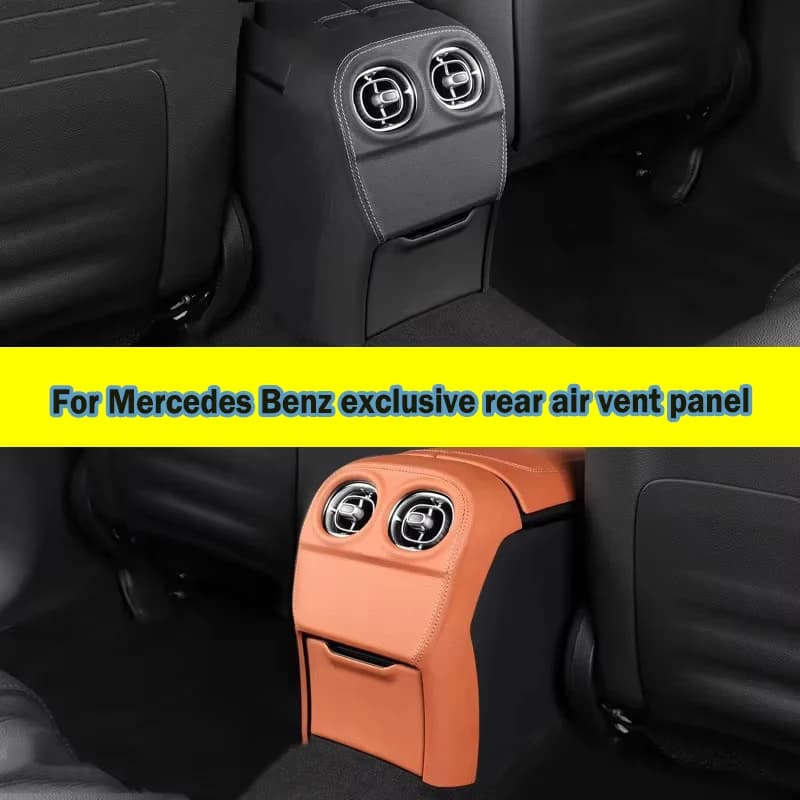 Car Interior Decoration High Quality Car Rear Air Outlet Anti-kick Pad for Mercedes Benz 2022 2023 2024 C Class 2023 2024 GLC