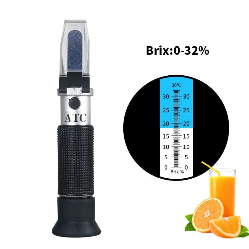 Handheld refractometer Seawater car alcohol Honey cutting fluid refractometer Freezing point meter Sugar, salinity meter