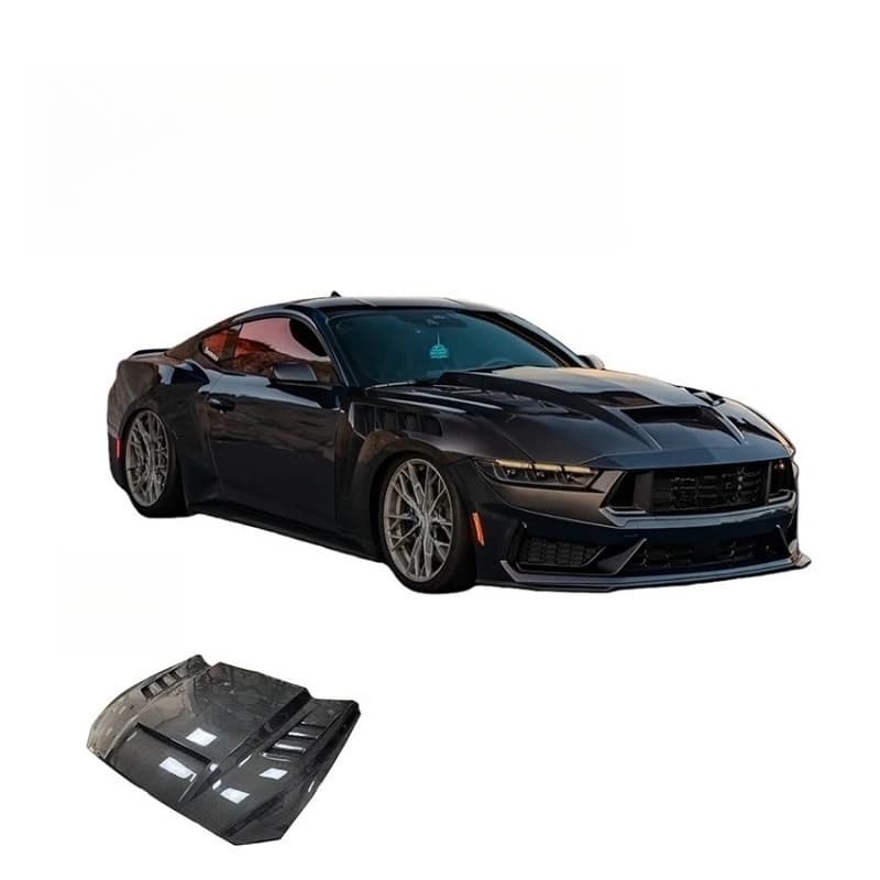 New Black 2024-2025 Upgraded  GDT TF Carbon Fiber Hood for Replace/Repair