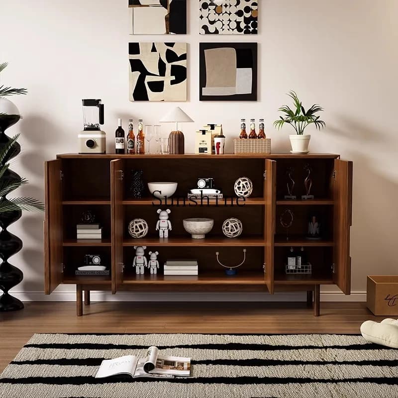 Middle entrance French entrance shoe cabinet vintage dining side living room wall storage decorationP