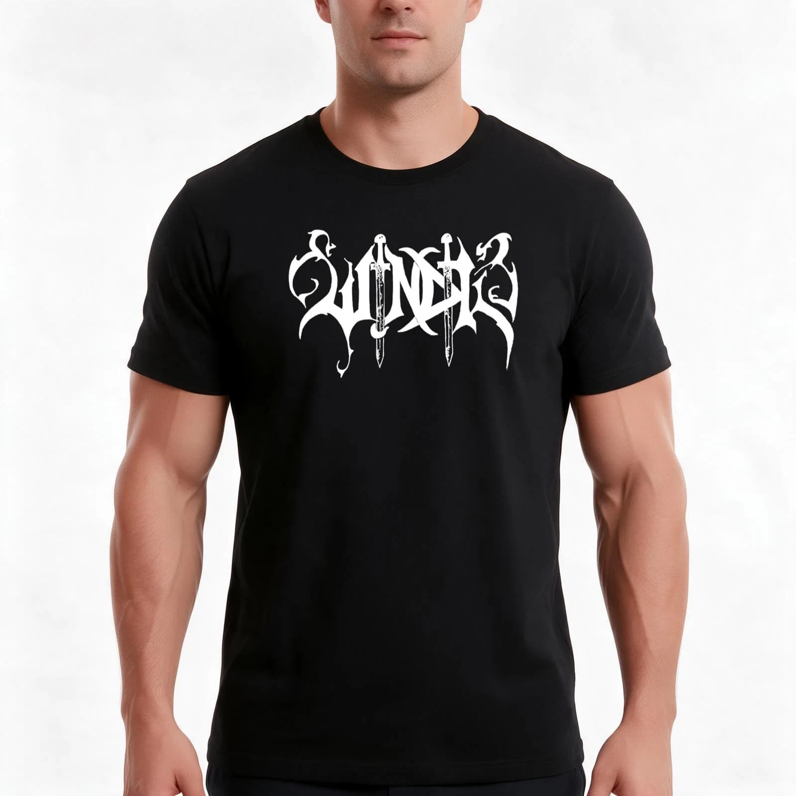 Windir Black Metal Norway Norwegian Valfar T-Shirt, Summer Casual Cotton Tee, Oversized Streetwear Tops, Vintage Graphic Print