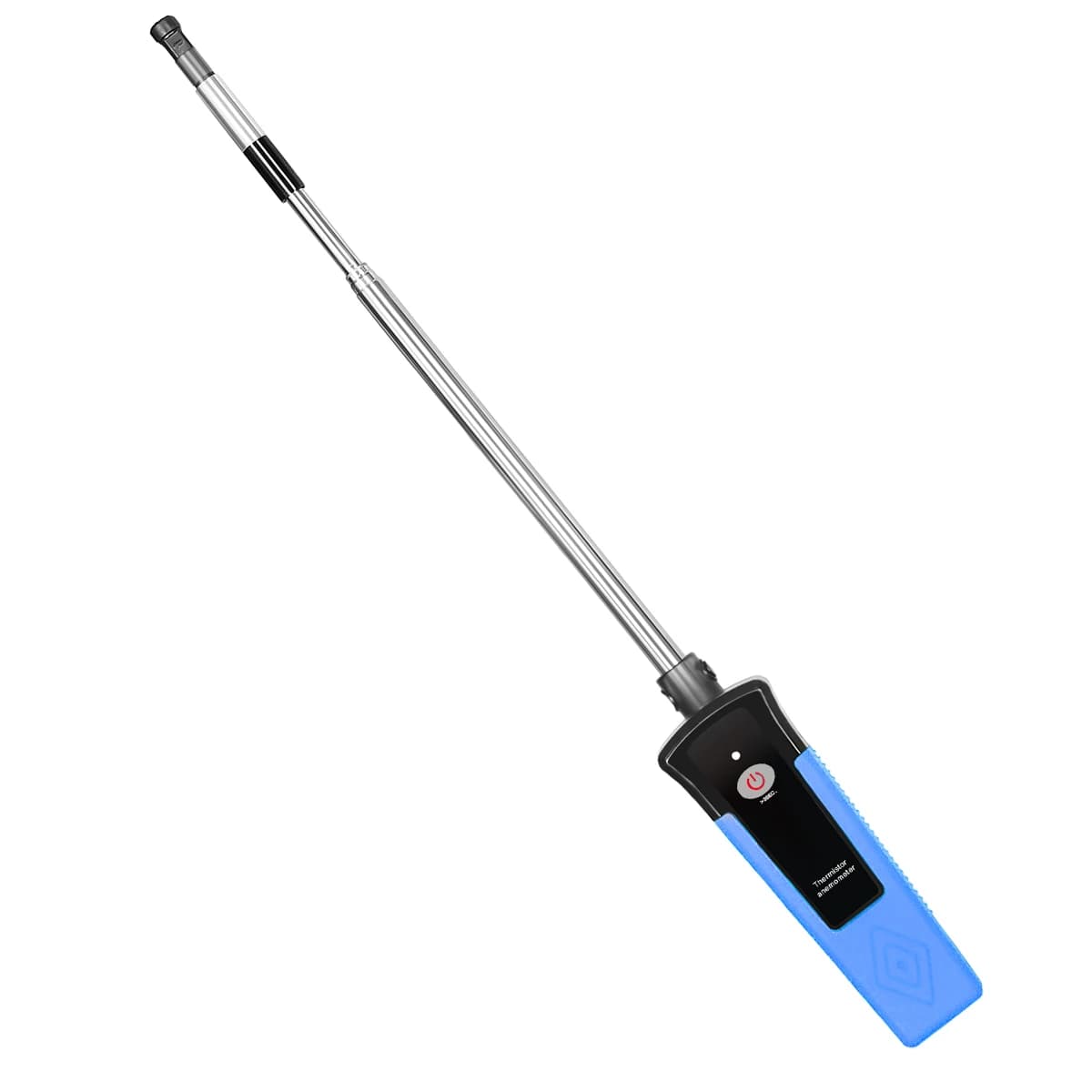 9100A Wireless Thermal Anemometer with Bluetooth, Extendable Rod for HVAC/Ventilation/Outdoor Monitoring, Air Flow & Wind Speed