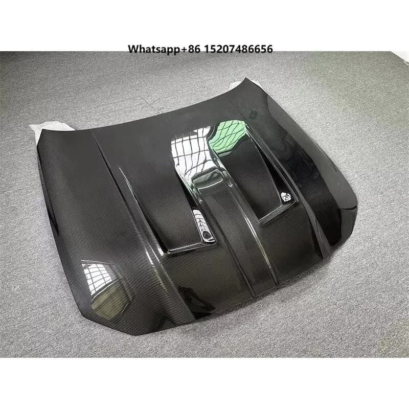 Car Front Hood M3 G80 M4 G82 G83 Dry Carbon Fiber Hood Cover G8X Engine Bonnet Bodykit