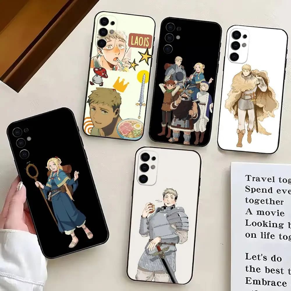 D-Delicious in D-Dungeon-DDES Phone Case For Samsung S25,S24,S21,S22,S23,S30,Ultra,S20,Plus,Fe,Lite,Note,10,Black Cover