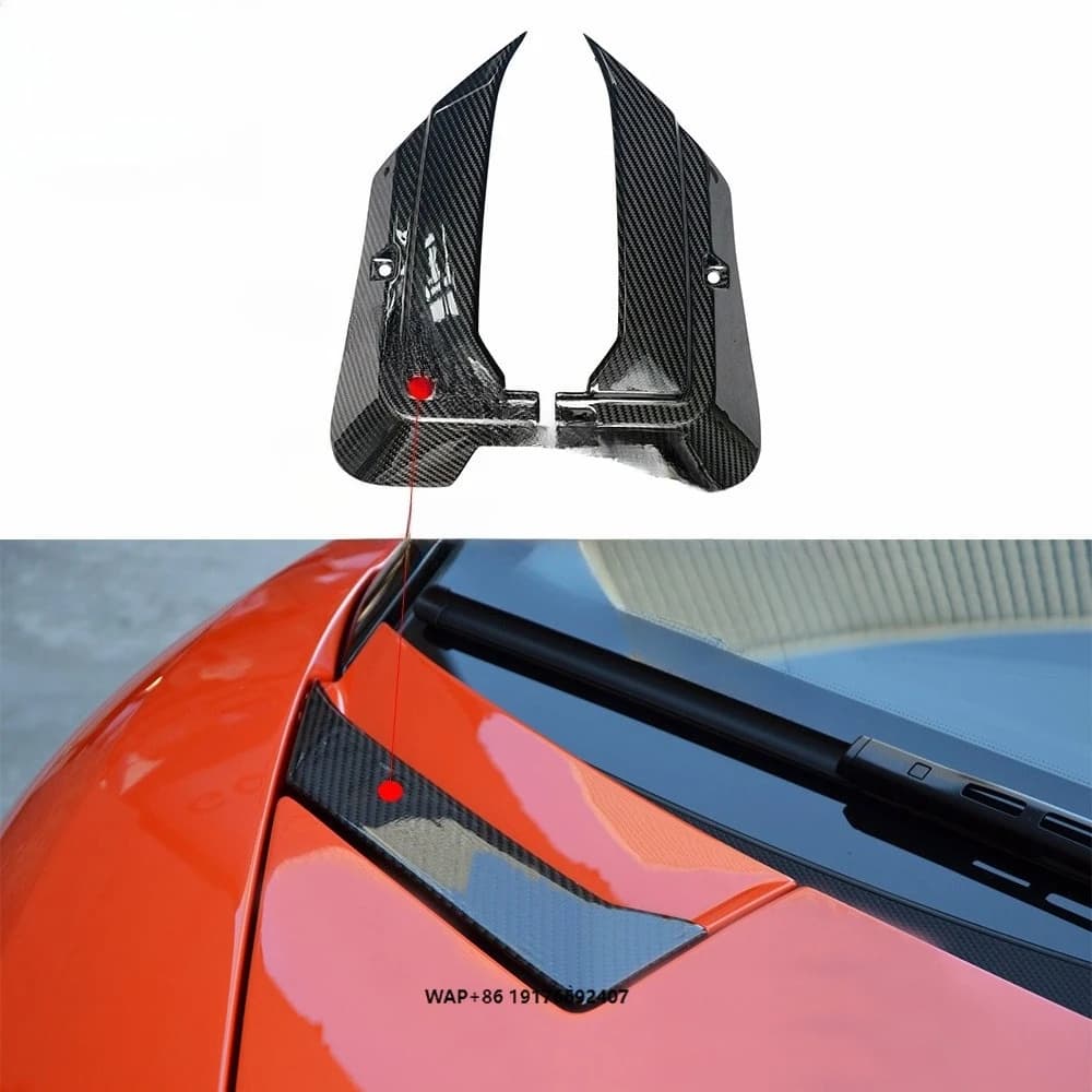 Top Quality OEM Carbon Fiber Front Hood Air Vents Cover Decoration Body Parts For Lambo Aventador Lp700 Bonnet Engine Hood Vents