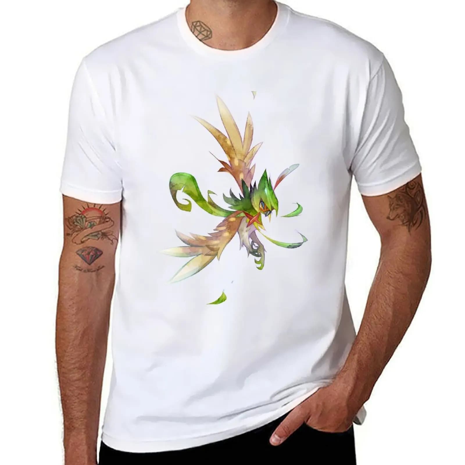 Decidueye T-Shirt cotton t shirts high quality g man t shirts for men T-Shirt
