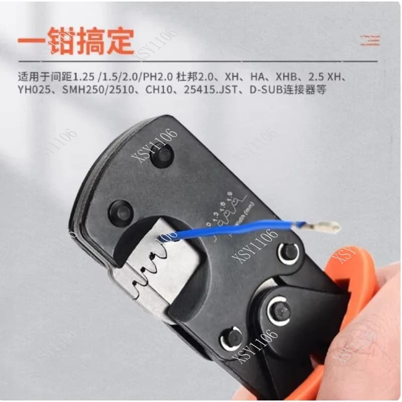 IWS-3220M Ratcheting Crimper Plier Micro Connector Crimping Tool 0.03-0.52mm² 32-20AWG for Electrical Wiring