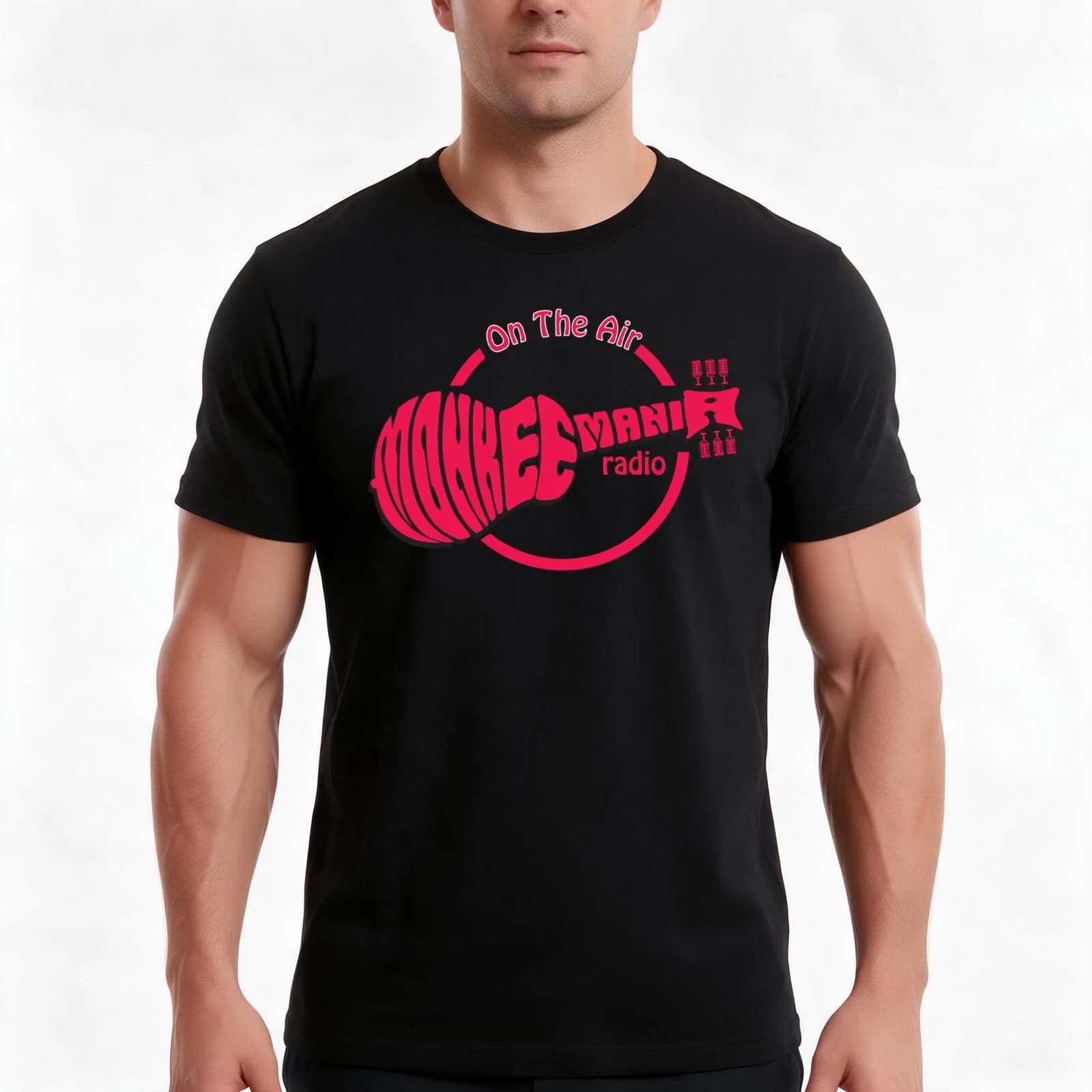 MMR GUITAR RED T-Shirt, Summer Casual Cotton Tee, Oversized Streetwear Tops, Vintage Graphic Print, Loose Fit Short Sleeve