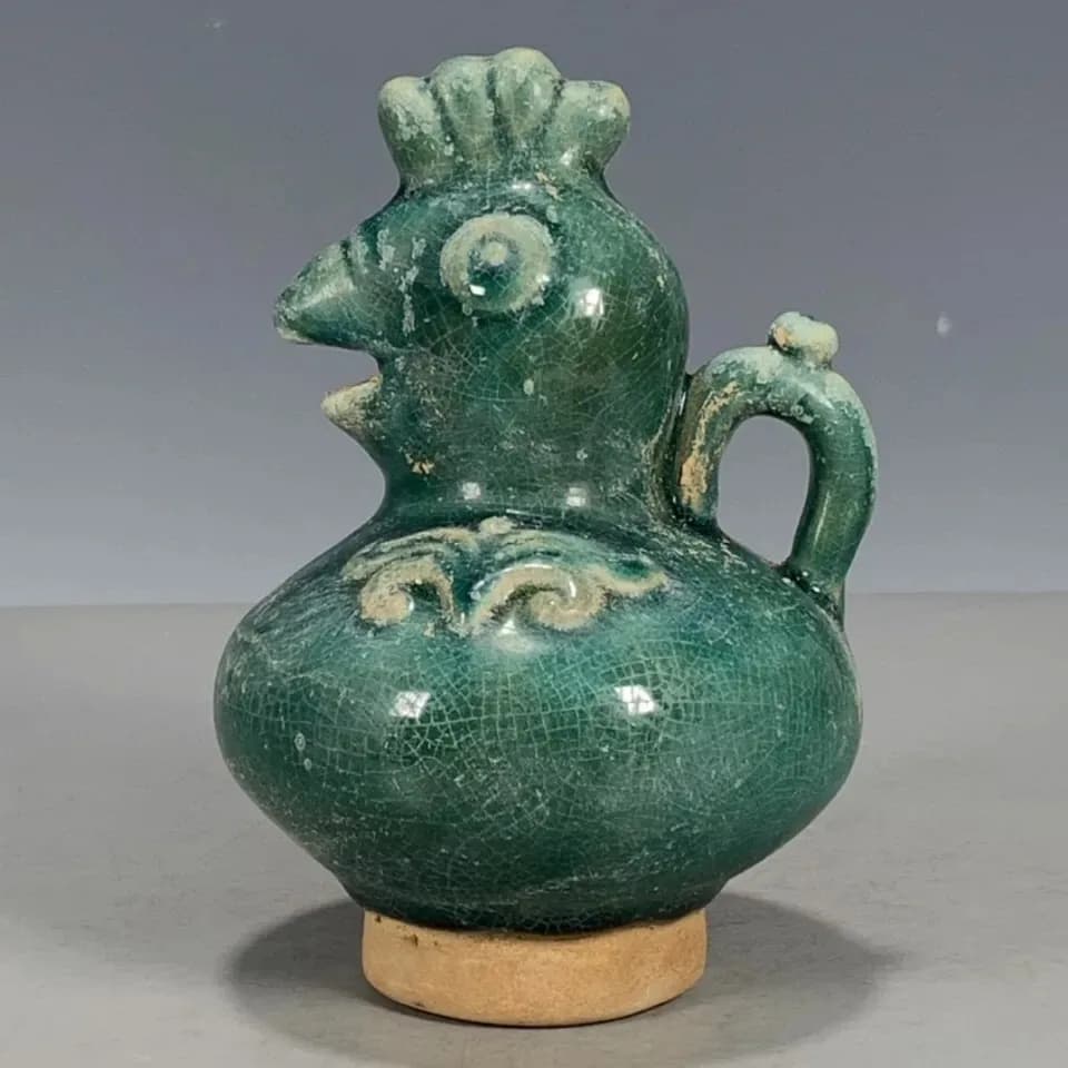 Classical retro Porcelain Cock Backflow Pot - Artistic Collection from Porcelain Kiln Nice Home Decorative Item