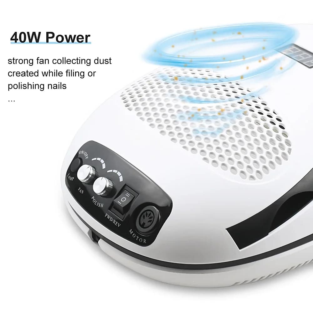 New 140W 3-IN-1Multifunction  UV LED   Lamp Manicure Machine For   Salon    Vacuum Cleaner &Electric  Drill &