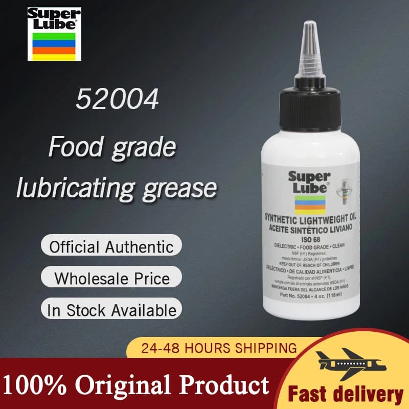 Super Lube 52004 118ML Bottle Multi-Use Synthetic Lightweight Oil New Packaging for Vacuum Pump Oil Food Processing Equipment