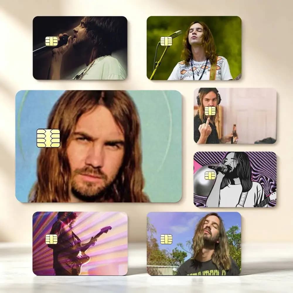 Band Singer T-Tame I-Impala Credit Card Stickers Skin For Bank Debit Decorative Protection Scratch-resistant Gift