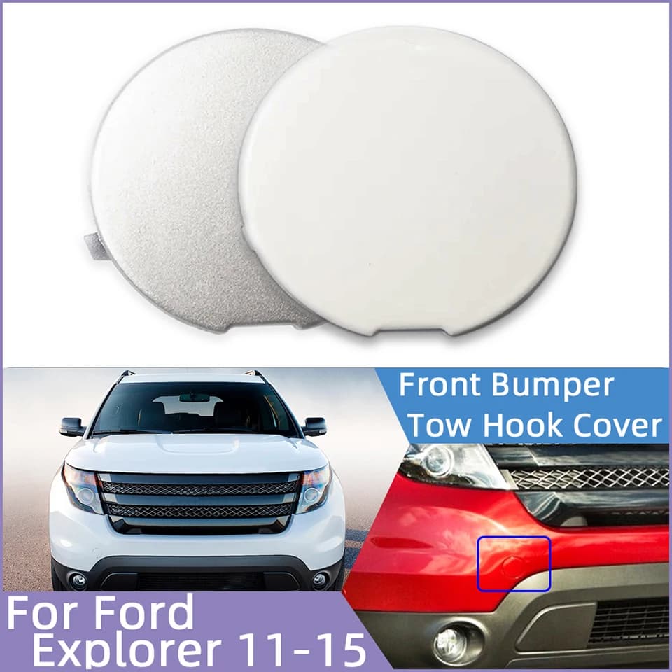 Front Bumper Tow Hook Eye Cover Cap For Ford Explorer 2011 2012 2013 2014 2015 BB5Z17A900A BB5Z17A900APTM Hauling Trailer Lid