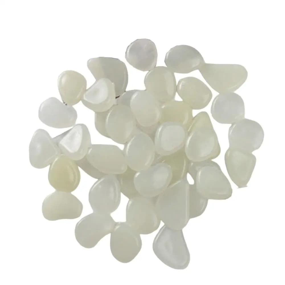 Aquarium Decor Luminous Stones Diameter Approximately 2.2cm Safe For Aquatic Environments Highly Polished Resin