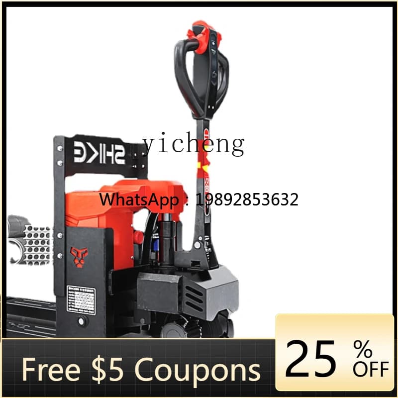 Electric Forklift 3 Tons Hydraulic Trailer Site Warehouse Pallet Truck Factory Hydraulic Electric Carrier