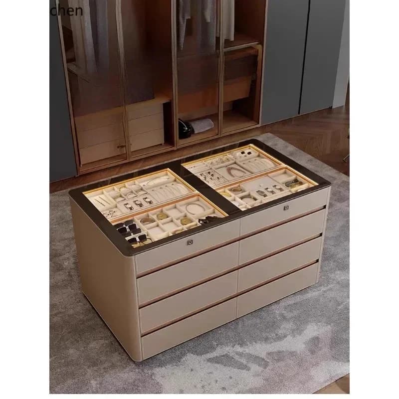 DSA  Cloakroom Island Cabinet Bedroom Storage Cabinet Jewelry Display Cabinet