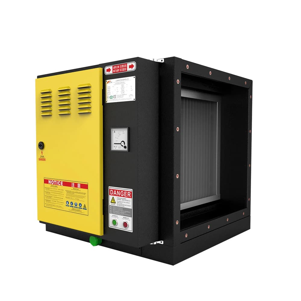 Electrostatic Precipitator Air Filter Restaurant Kitchen Oil Mist Treatment Electrostatic Oil Fume Purifier