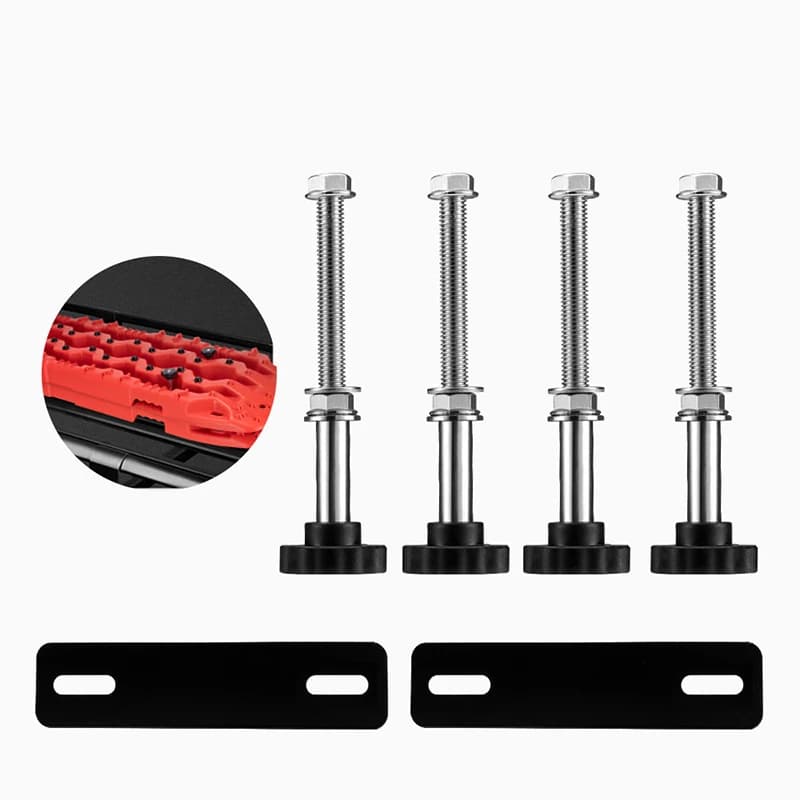 Recovery Board Mount Safety Traction Board Mount Universal Recovery Board Mounting Kit For Off-Road Roof Rack Roof Frame