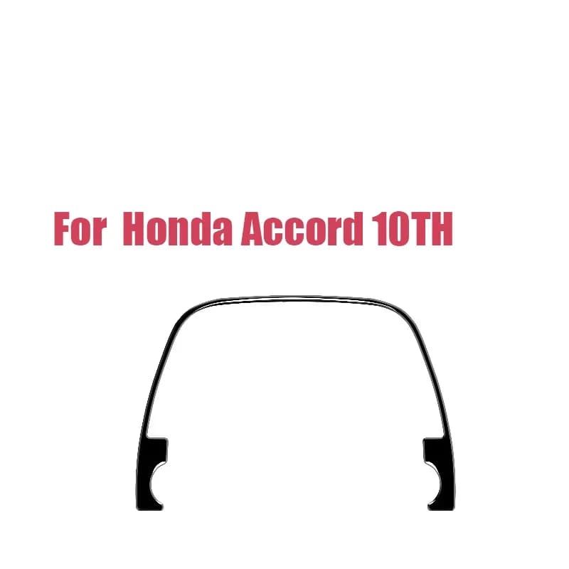 For 18-21 Accord 10th Generation Car Interior Modification Piano Black Central Screen Rear Panel Frame Decoration