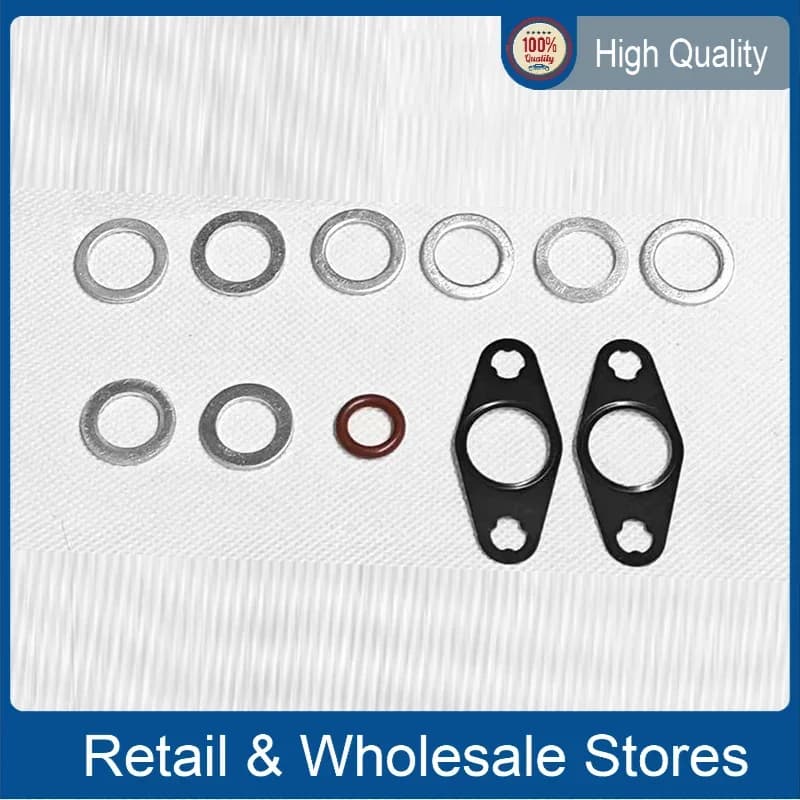 Turbocharger Oil Pipe Water Pipe Gasket Repair Kit N90067202 for VW Audi Second Generation EA888 N 900 672 02