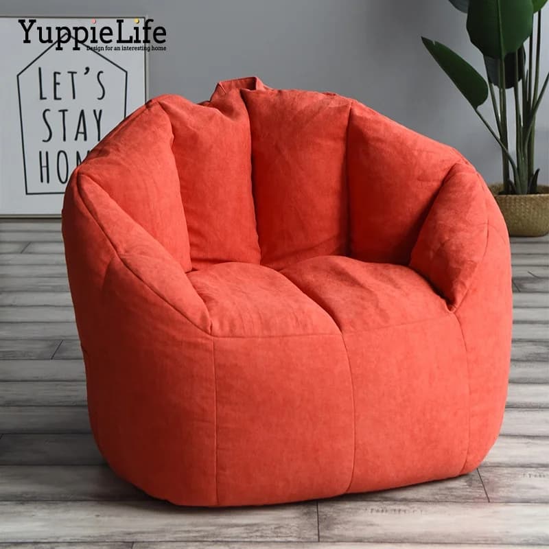#Oversized Durable Fabric Bean Bag Chair with Handle, Soft Cozy Lazy Sofa for Living Room Bedroom Lounge Gaming Home Furniture
