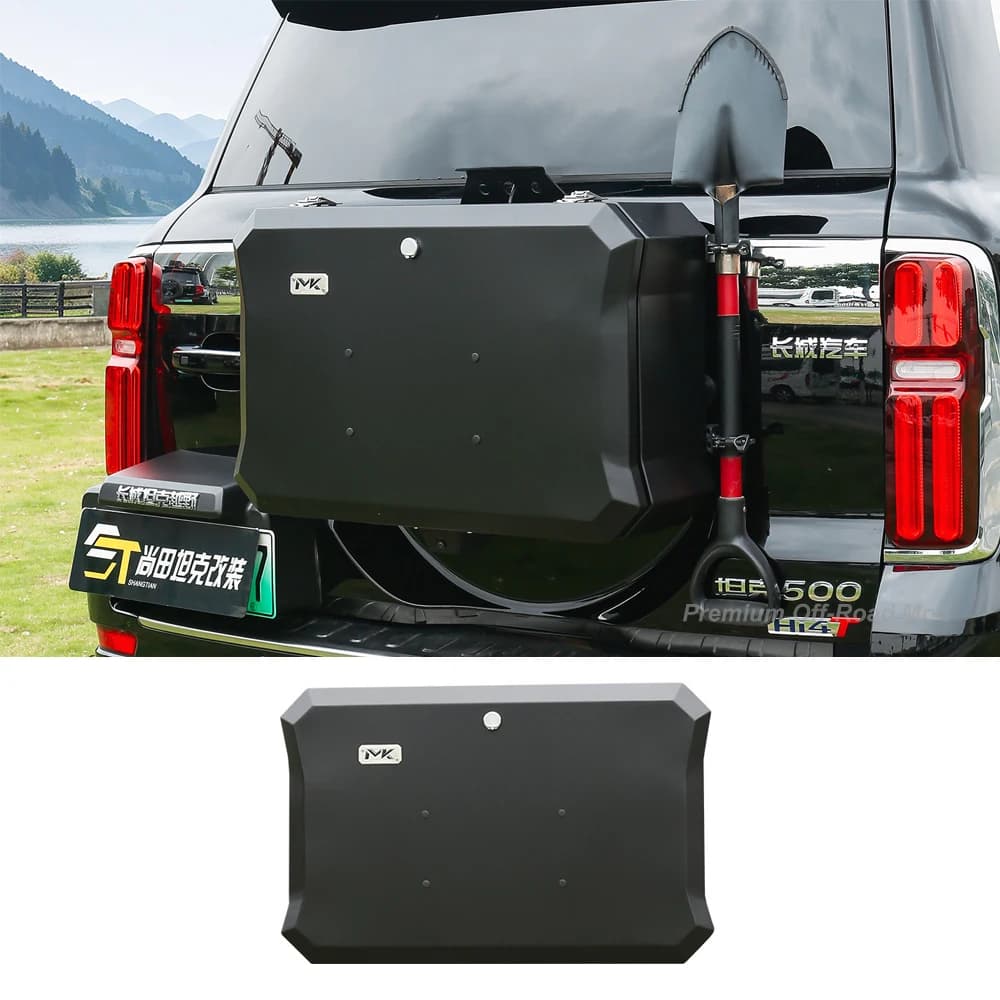 For 2026 Tank 500 Hi4-T Tailgate Spare Tire Storage Box MEKA MK Multifunctional Expansion Box Offroad Modification Accessories