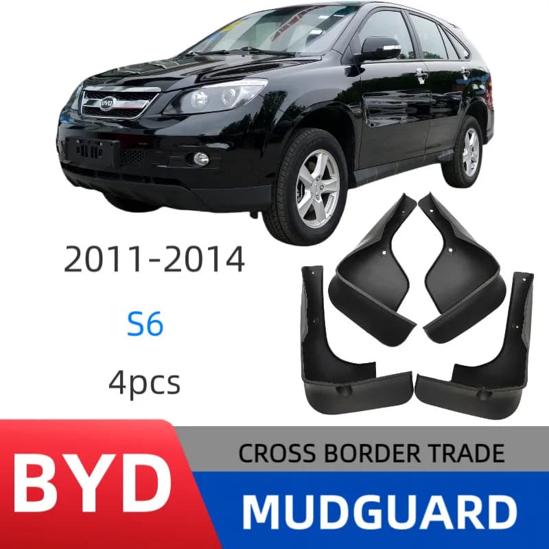 Suitable for BYD S6 2011-2014 Mud Flaps Car Splash Guards Fender Protectors