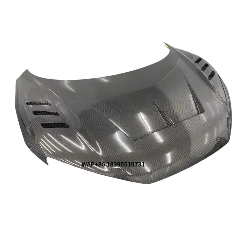 2017-2018 R8 Carbon Fiber Front Engine Hood 17-18 R8 Style Bonnet with New Condition and Included Screws