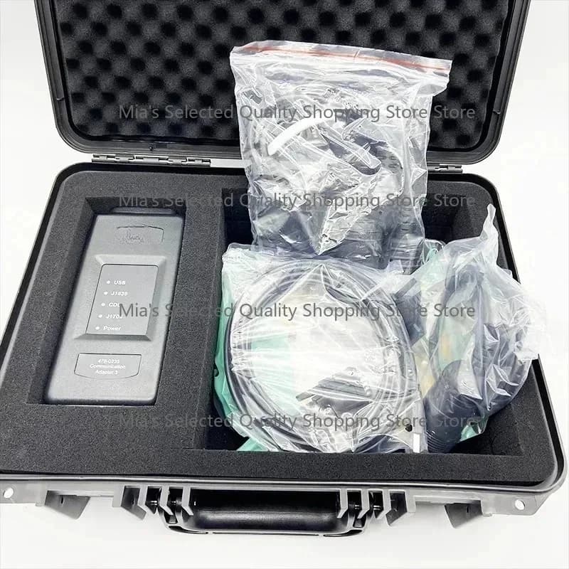 Heavy Equipment Diagnostic Tool 478-0235 ET4 Communication Adapter Group with 317-7485 Cable 9 Pin +14 for Efficient