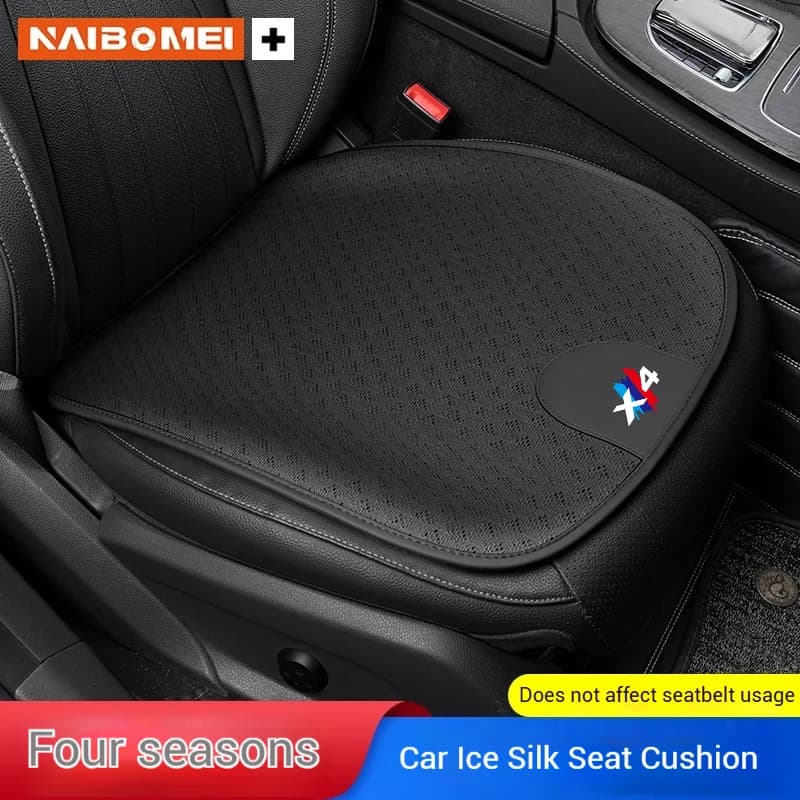 Car Seat Cushion Ice Silk Breathable Car Front Rear Seat Protection Pad Seat Cover Four Seasons Universal For BMW X4