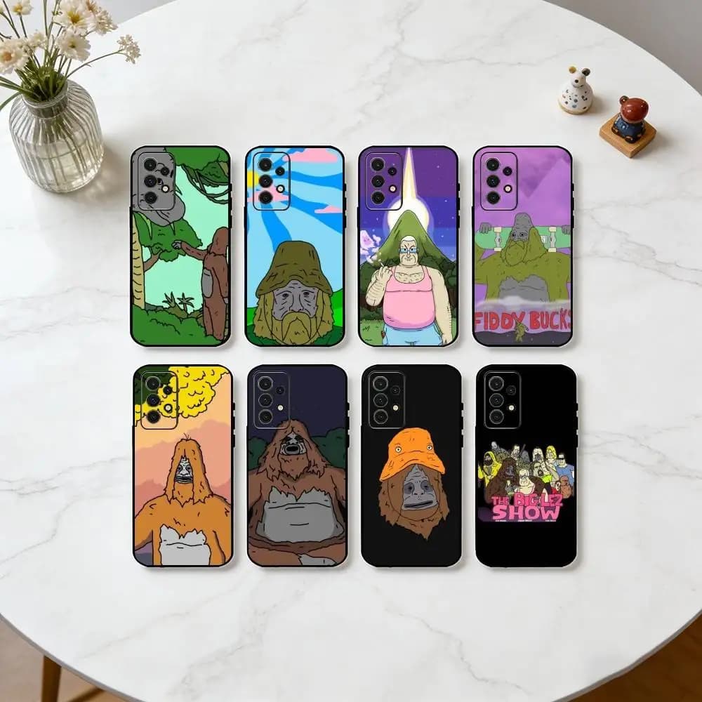 Quirky T-The Big L-Lez Show Art  Phone Case Black Silicone Soft For Samsung S25,S24,S21,S22,S23,S30,Ultra,S20,Plus,Fe,Lite